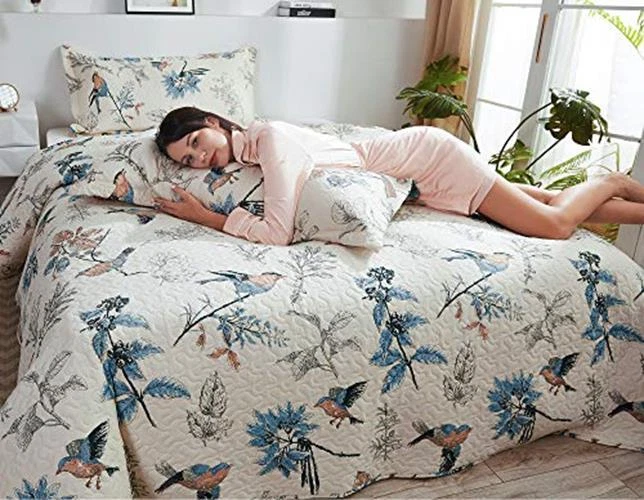 Juego de edredón colcha doble tamaño colcha doble edredón colores surtidos, tamaños Foto 2 de 4