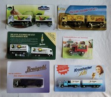 17 Stück Minitrucks Brauereitrucks Sammeltruck Werbetrucks Werbung Truck LKW
