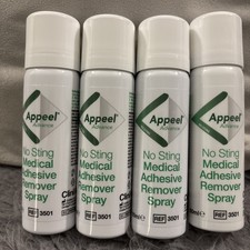 Appeel Advance No Sting Adhesive Remover Spray 50 Ml. Pack Of 4