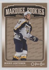 2006-07 O-Pee-Chee Marquee Rookies Mikko Lehtonen #556 0m8e