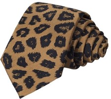 INOGIH Mens Fashion Neckties - Novelty Neck Ties for One Size Leopard Print
