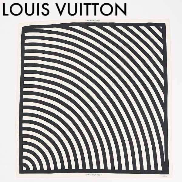 Vintage Louis Vuitton Sol LeWitt 1989 Limited Edition Silk Scarf