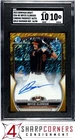2023 BOWMAN CHROME GOLD SHIMMER REFRACTOR BRYCE ELDRIDGE RC #/50 SGC 10 AUTO 10