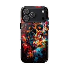 For iPhone / Galaxy / Pixel   Dia De Los Muertos Skull Phone Case
