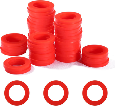 #ad #ad 50 PCS Outdoor Garden Hose Washer Gasket Combo Pack Red. Made from Soft Silicone $18.99