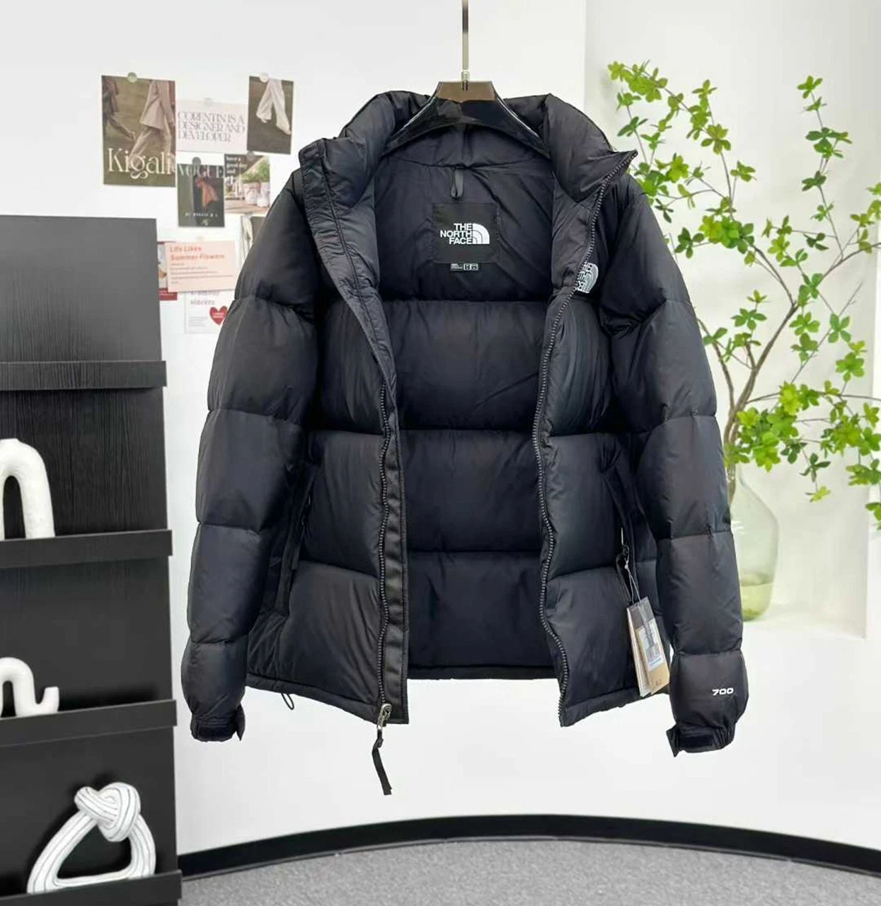 💛 The North Face 1996 Nuptse 'All Black' Men's Size image 4