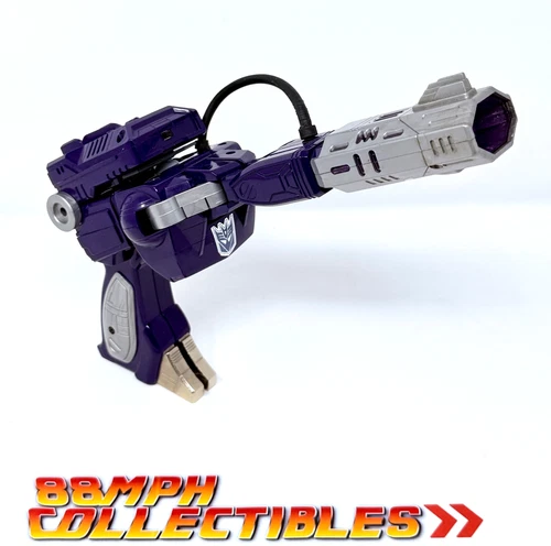 Very Nice 1985 Transformers G1 Authentic SHOCKWAVE, Lights WORK - SEE VIDEO!