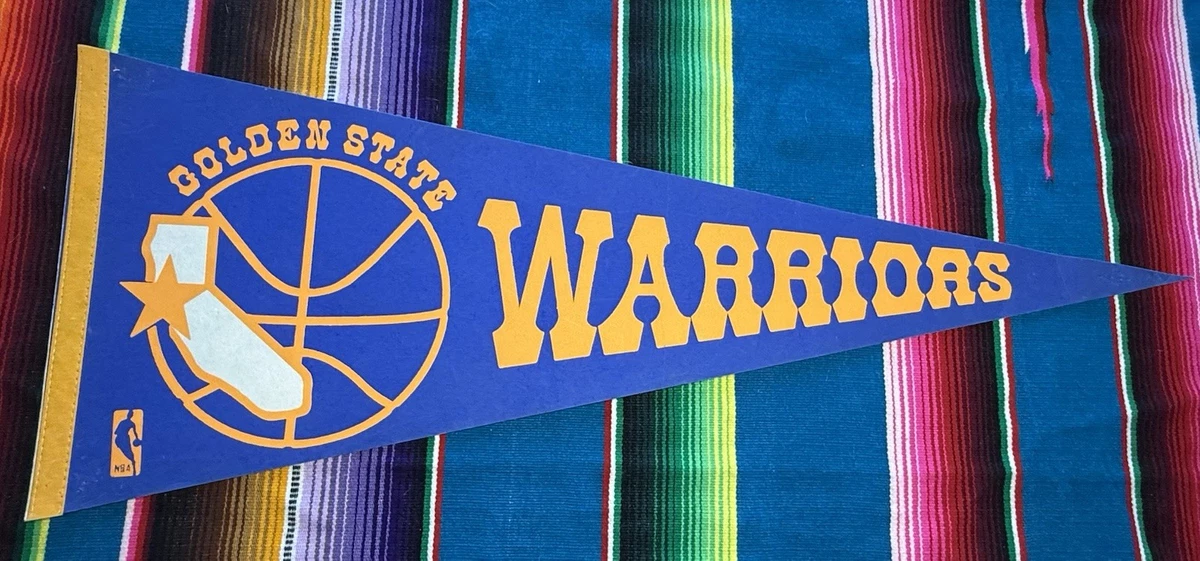Golden State Warriors Basketball Vintage Sports Pennants and Flags