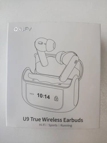 QXUFV Wireless Earbuds, Bluetooth 5.4 Headphones Multi-Function Touch Screen ... - Picture 8 of 12