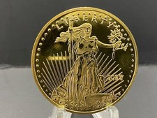 Limited Edition 2025 Commemorative Liberty Goddess-Eagle Gold Coin Non-Value.