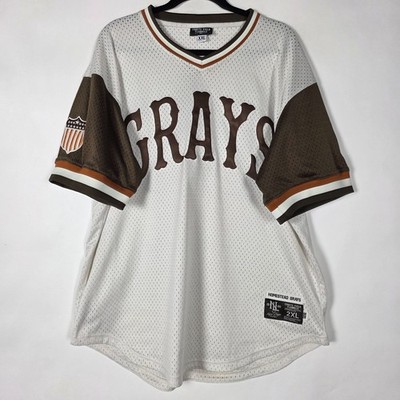 Ebbets Field Flannels Negro League Baseball Homestead Grays 20 Mens 2XL  Jersey