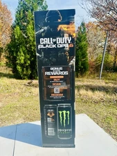 RARE 45” Call of duty Black Ops 6 Monster Energy  3 Sided Store Display PROMO