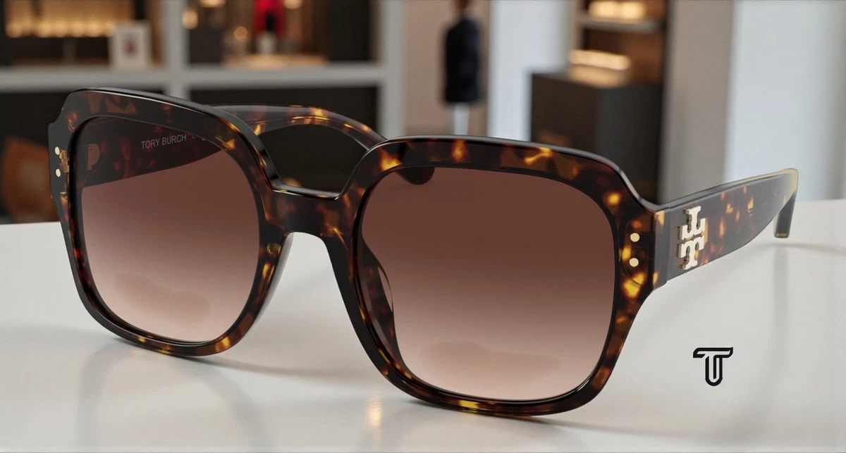 Tory Burch Tortoise Sunglasses for Women for sale | eBay display picture 1