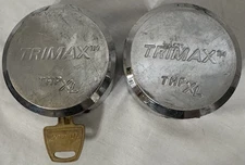 TRIMAX THPXL PUCK LOCK SET KEYED ALIKE, 2 Locks And 1 Key