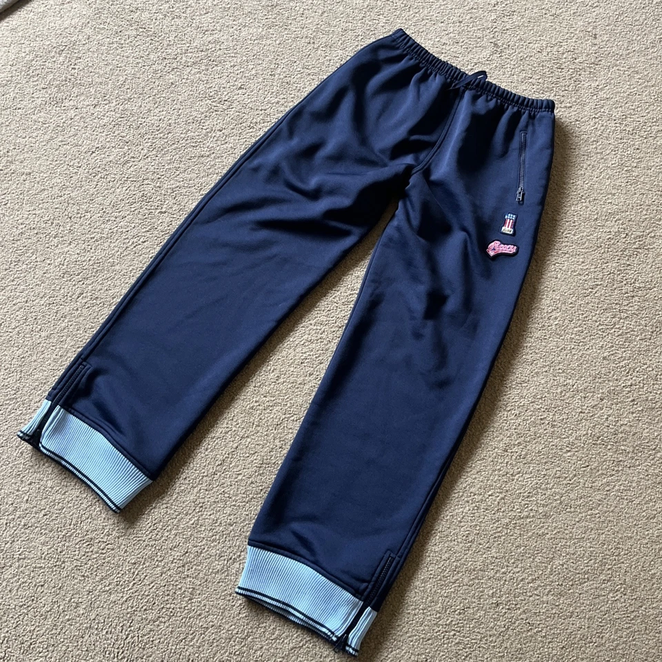 Roxy Surf Quiksilver Nylon TrackPants Size M Low Rise Vintage Y2K 2000s Girls - image 3 of 4