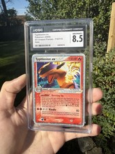 CGC 8.5 Typhlosion EX 110/115 EX Unseen Forces Holo Pokemon Card