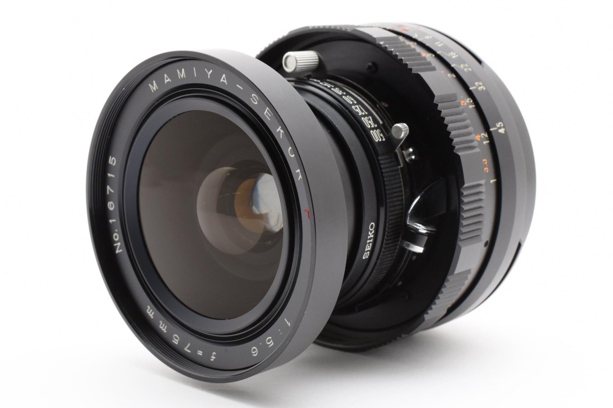 MINT+ w/ Finder 】 Mamiya Sekor P 75mm f5.6 Lens Universal Super