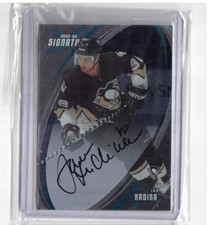 2002-03 In The Game Inc Signatures Jan Hrdina Pittsburgh Penguins