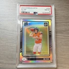 Panini 2024 Donruss Optic Rated Rookie Bo Nix Holo Prizm #209 PSA 8 Broncos