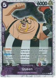 Queen ST04-005 Alt Art Holo Premium Booster Promo One Piece TCG