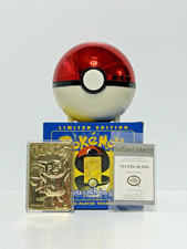 how much are gold plated pokemon cards worth Pokémon 23 karat Played Pikachu #25 [Pre-Owned] – Infinity Flux 23 k gold pokemon ?