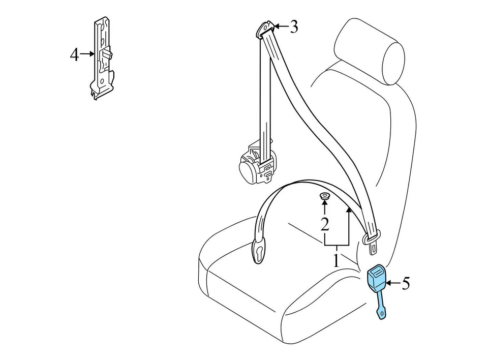 OXYGEN O2 SENSOR - PRE CAT UPSTREAM - AUDI A4 A6 ALLROAD S4 S6 VW PASSAT - Image 3 of 4