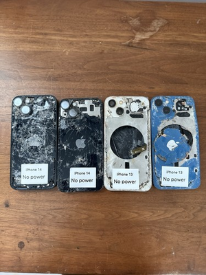 #ad IPhone 14 And 13 Lot Parts No Power $180.00