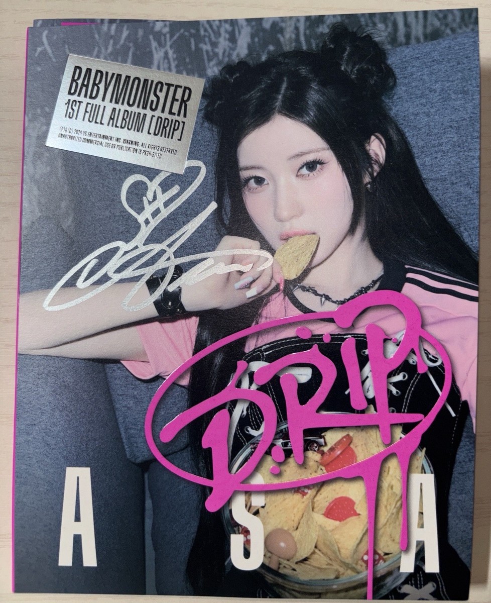 BABYMONSTER DRIP アルバム 新品未開封 ASA CD特典Aトレカ BABYMONSTER [DRIP] ASA Autographed Signed Tag Album | eBay