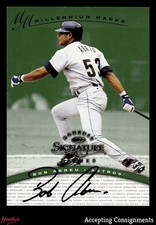 1997 Donruss Signature Series Autographs Millennium Bob Abreu AUTO 0732/1000