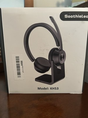 Soothielec KH53 Wireless Bluetooth Headset with Noise-Cancelling Microphone
