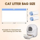 40 Extra Large Heavy Duty Cat Litter Box Liners - Disposable Waste Bags