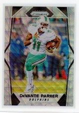 2017 Panini Prizm #35 DeVante Parker Prizm Blue Wave #/149