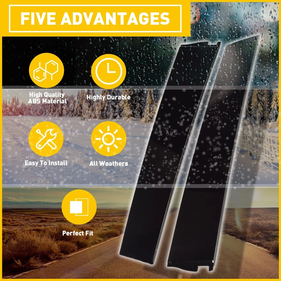 Moldura de puerta de pilar B 926-241 926-242 para Cadillac Escalade ESV 15-20 6,2 L Foto 3 de 4