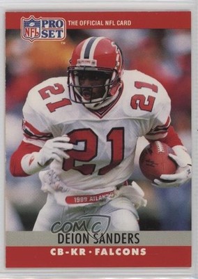 1990 Pro Set Deion Sanders #36 HOF oh4