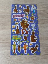 25-PCS SCOOBY-DOO Sticker Sheet Warner Brothers Cartoon Shaggy Velma
