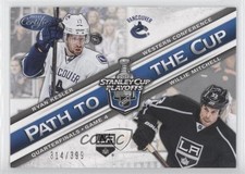 2012-13 Certified Path to the Cup Quarterfinals Willie Mitchell Ryan Kesler 9cb