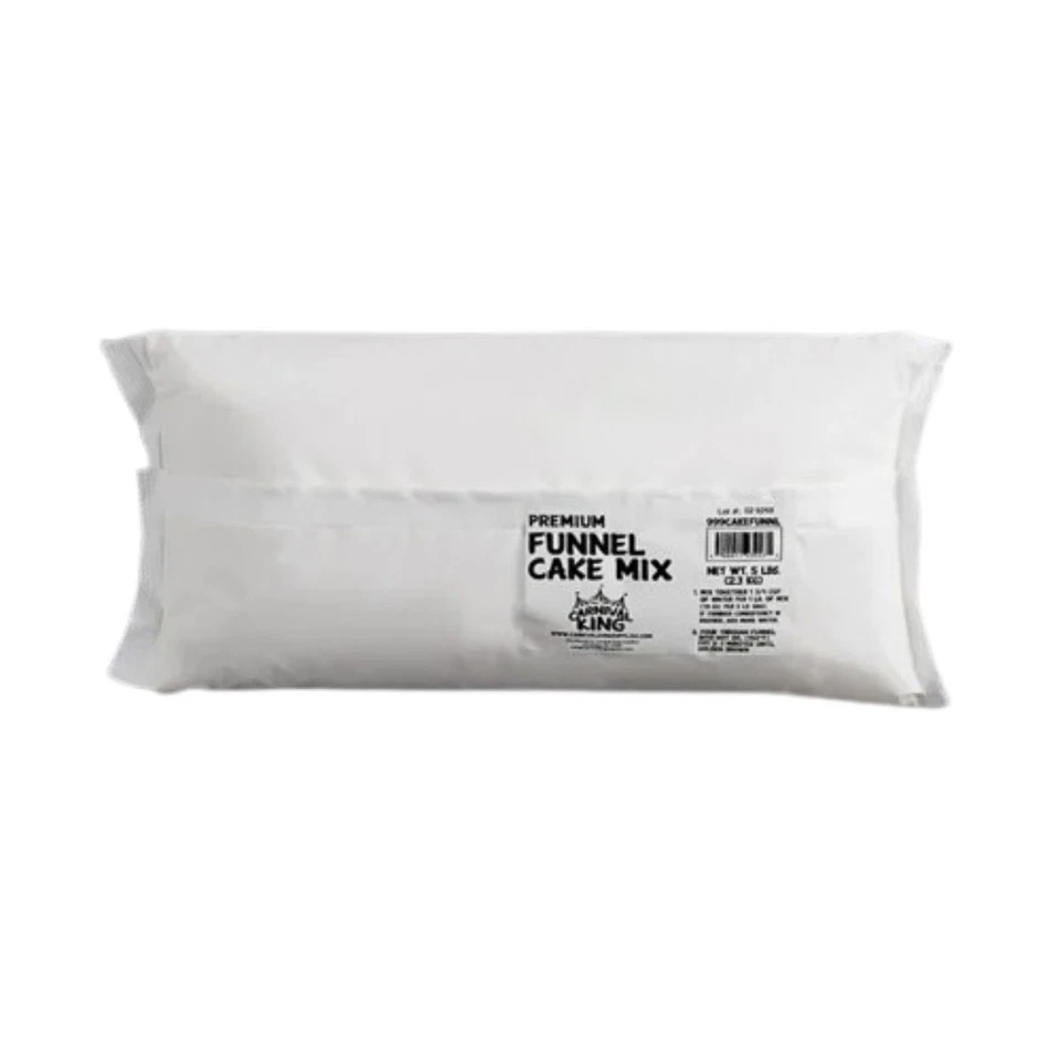 Estuche de 30 lb Premium Carnival King Concesión Donut Freidora Embudo Pastel Mezcla 6 x 5 lb Foto 2 de 4