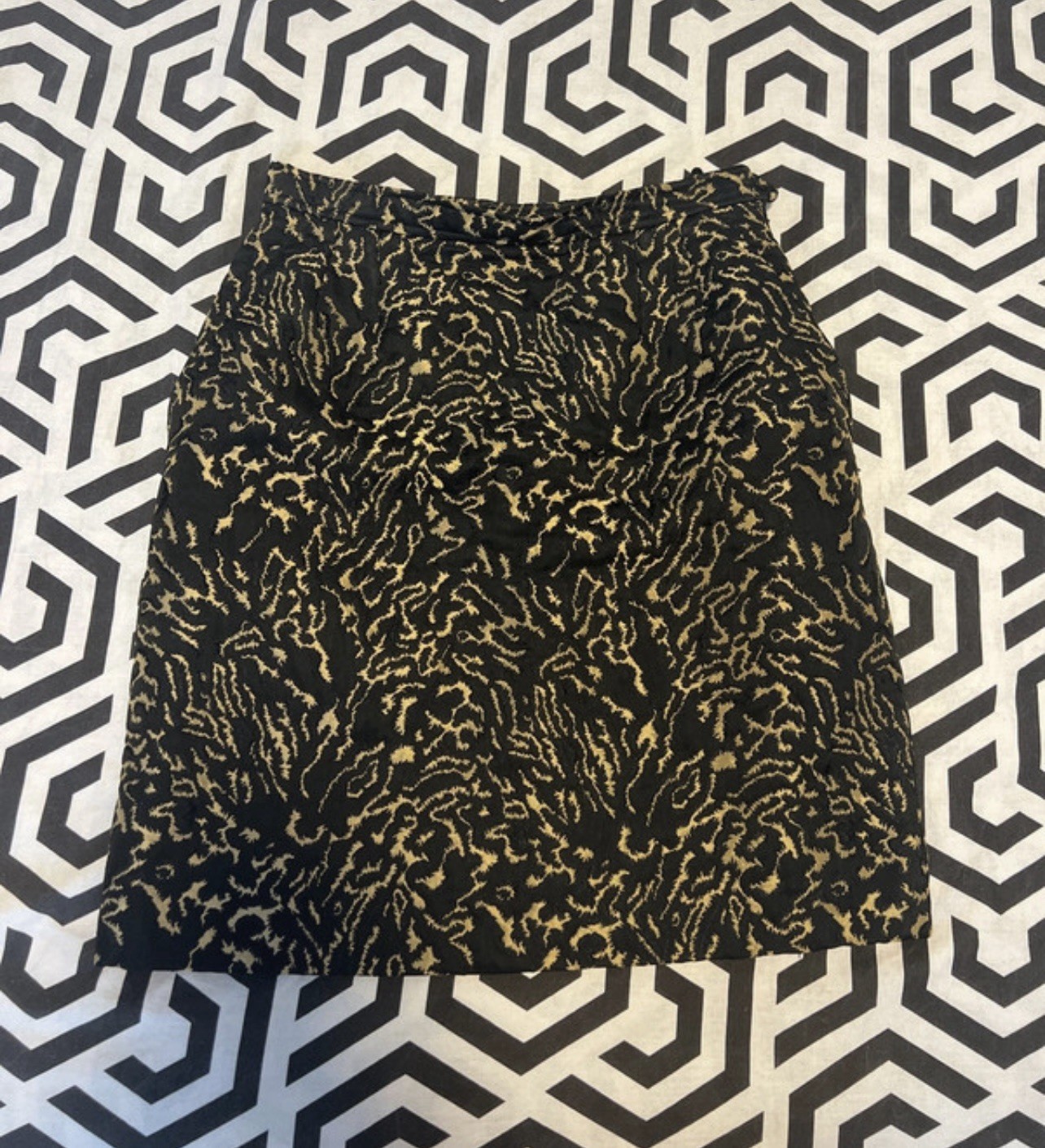 Yves Saint Laurent Rive Gauche – Gonna vintage broccata fine anni ‘80