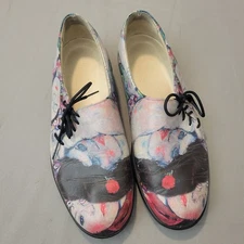 Icon Gustav Klimt Wearable Art Oxford Shoes Size W7 M5.5