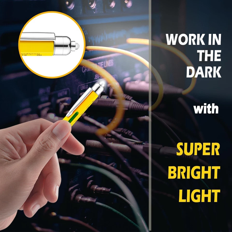 Regalos para papá hombre él, paquete de 2 bolígrafos multiherramienta, bolígrafo multiherramienta con [lápiz óptico, bola... Foto 2 de 4