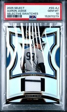 2025 Select Selective Swatches Aaron Judge Jersey Pinstripe PSA 10 GEM MINT SSAJ