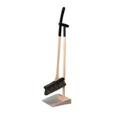 Kings County Tools Broom and Dustpan Combo Set 31” Horsehair Broom and Dustpan