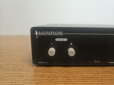 Louroe Electronics Two Zone Audio Surveillance Base Station Monitor + adaptor