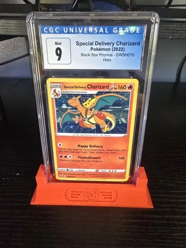 CGC 9 Special Delivery Charizard Pokemon 2022 Black Star Promo SWSH075 Holo PCP
