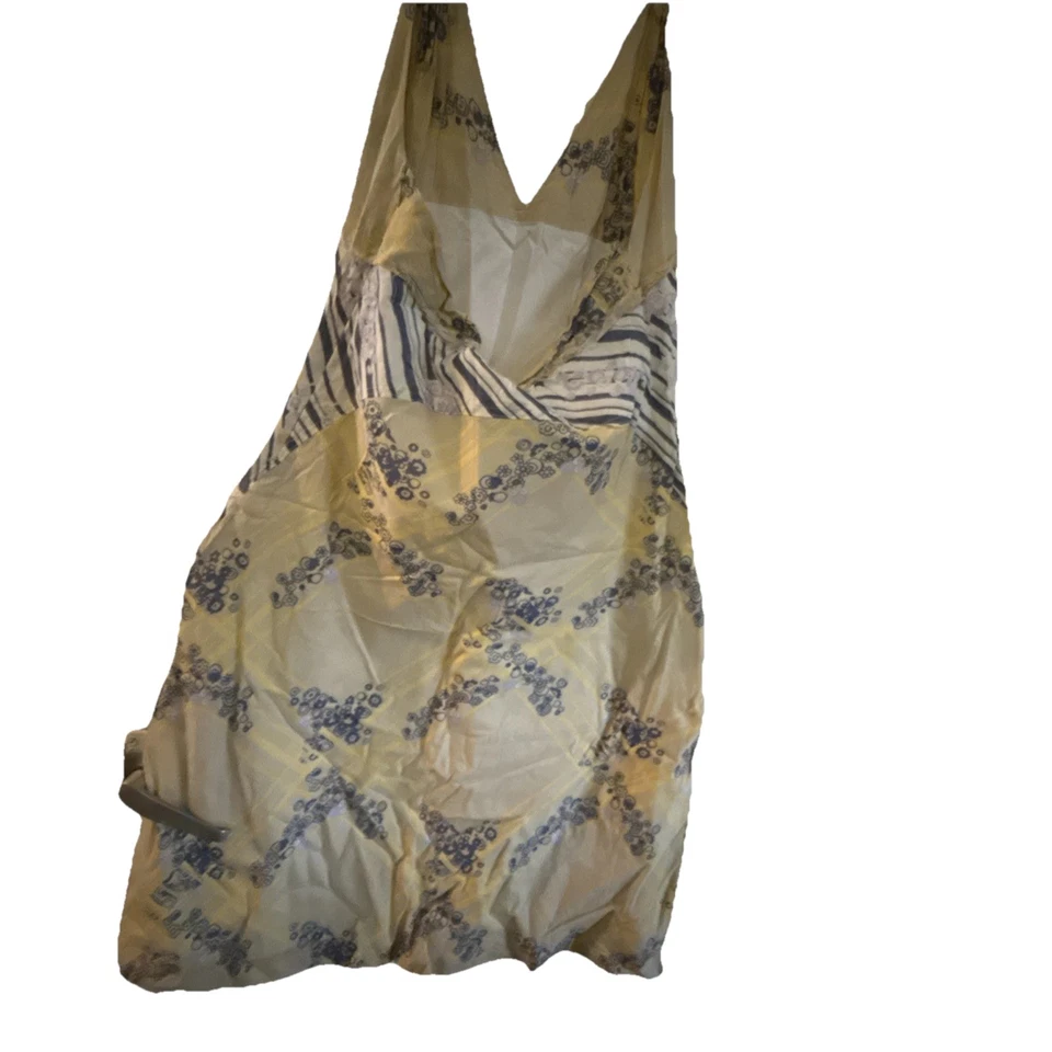 Firetrap size L floral patterned midi dress halterneck - Image 4 of 4