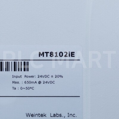 (USED) MT8102iE WEINTEK easyview Touch Screen FEDEX Free Shipping!