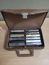 Vintage 12 Cassette Tape LOT Full Case See Pics For Titles  11