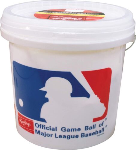 Rawlings Official League Competition Grade Baseballs - Bucket Of 24 Base Balls - Picture 3 of 11