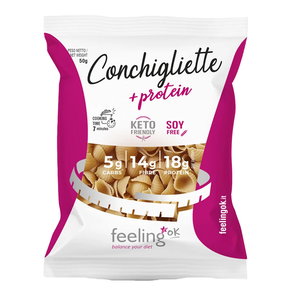 FEELING OK CONCHIGLIETTE + PROTEIN 50 GR