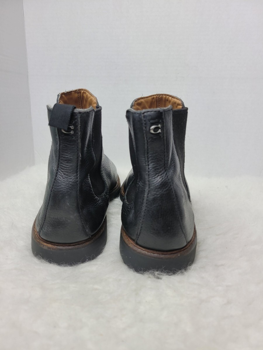 Coach Mens Chelsea Boots Size 9D Black Leather FG 2988 Shoes Coach Mens Chelsea Boots Size 9D Black Leather FG 2988 Shoes  main image 2